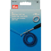 Prym haakringen rond 30 mm van kunststof