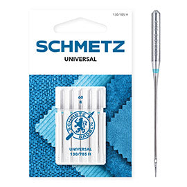 Schmetz Universeel Naalden Dikte 60 - 1 x 5 Naalden op kaart