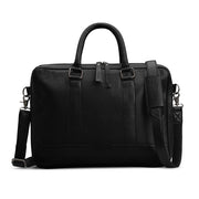 MUUD Drea - Black Handgemaakt leren laptoptas