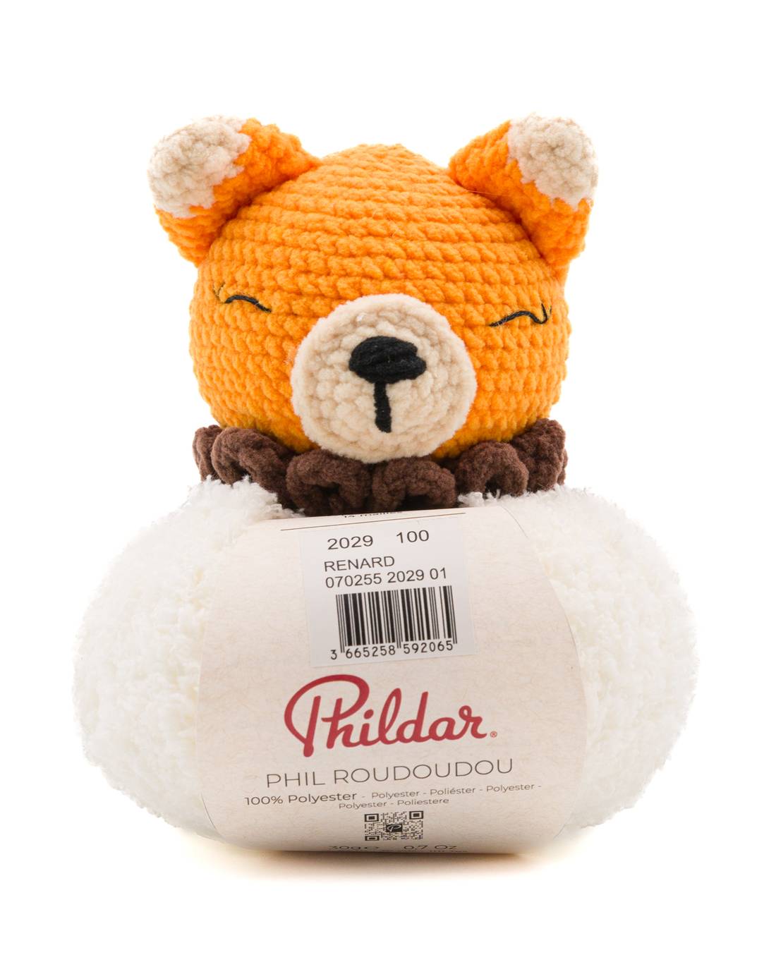Phildar Phil Roudoudou 2029 Vos - Vos knuffel en conceptgaren