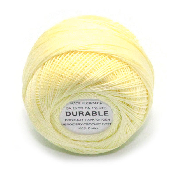Durable Borduur- en haakkatoen 1023 Light Yellow
