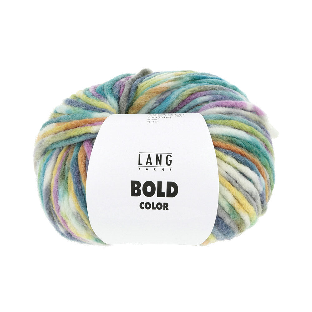 Lang Yarns Bold Color 012 Turquoise/Lime/Oranje