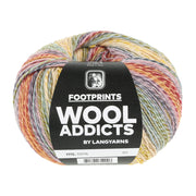Lang Yarns Footprints 0016 Geel/Vuur/Lila