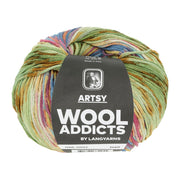 Lang Yarns Artsy 002 Groen/Roze