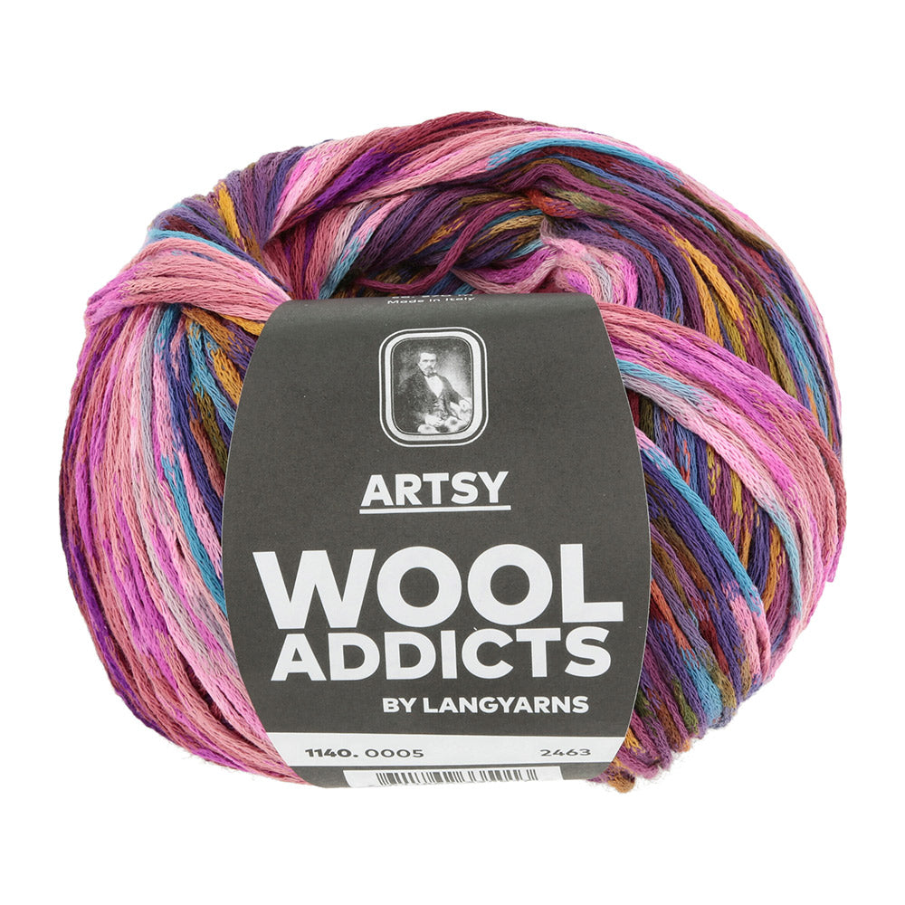 Lang Yarns Artsy 005 Roze/Lila