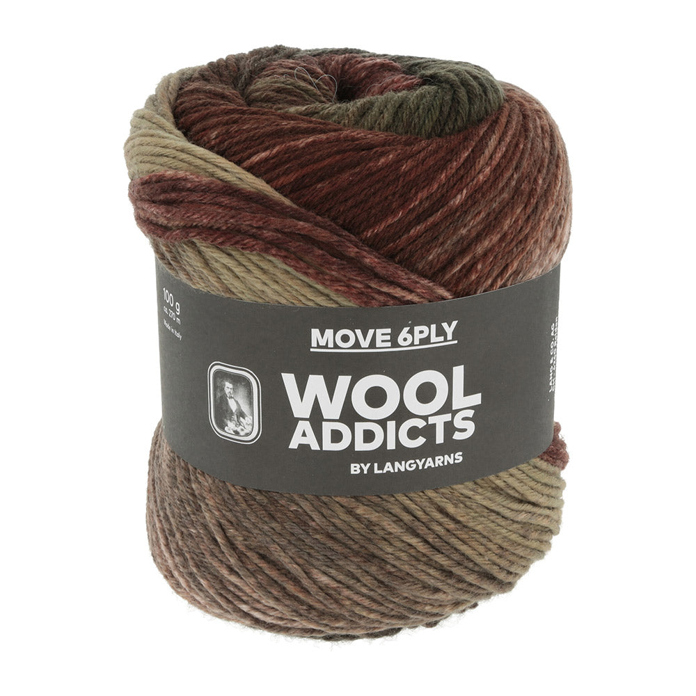 Lang Yarns Move 6-Fach 0006 Bruin/Camel/Kastanje