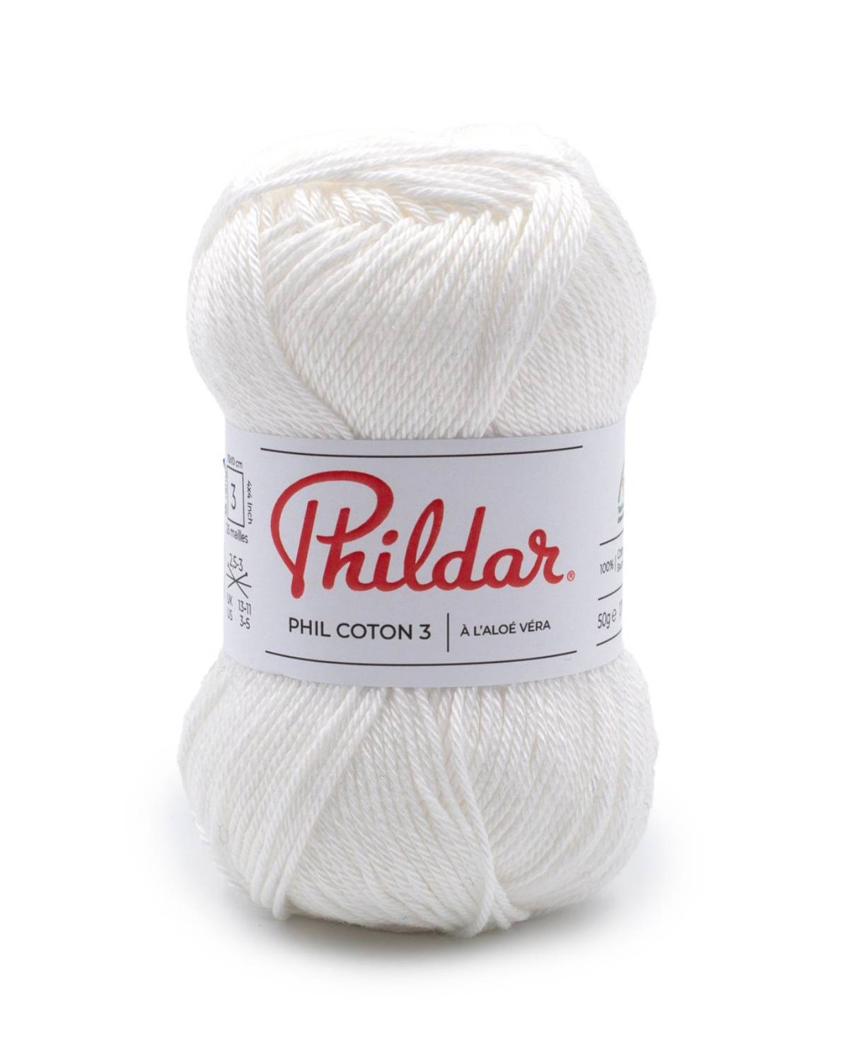 Phildar Phil Coton 3 1225 Wit sfeerfoto 1