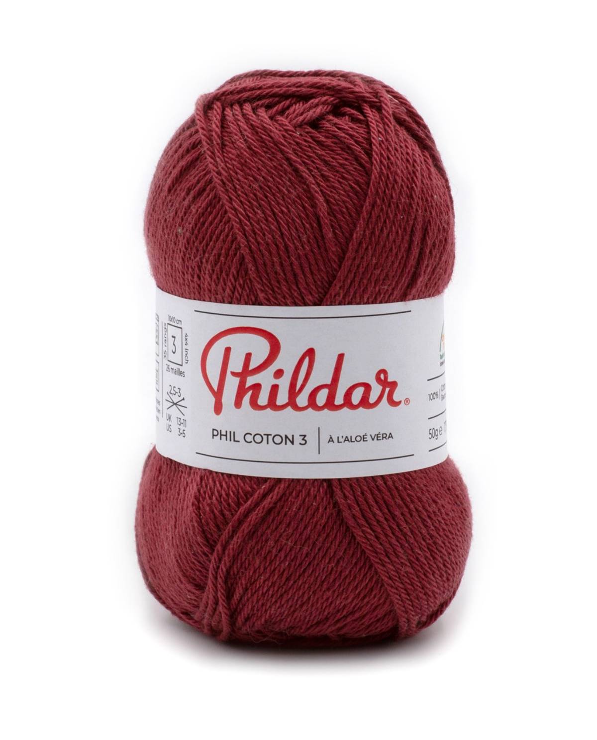 Phildar Phil Coton 3 2780 Aubergine sfeerfoto 1