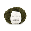 Katia Merino Worsted 021 Militair groen