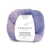 Katia Cashmina Paillettes 105 Mauvé-Lavendel - bol garen in kleur Mauvé-Lavendel