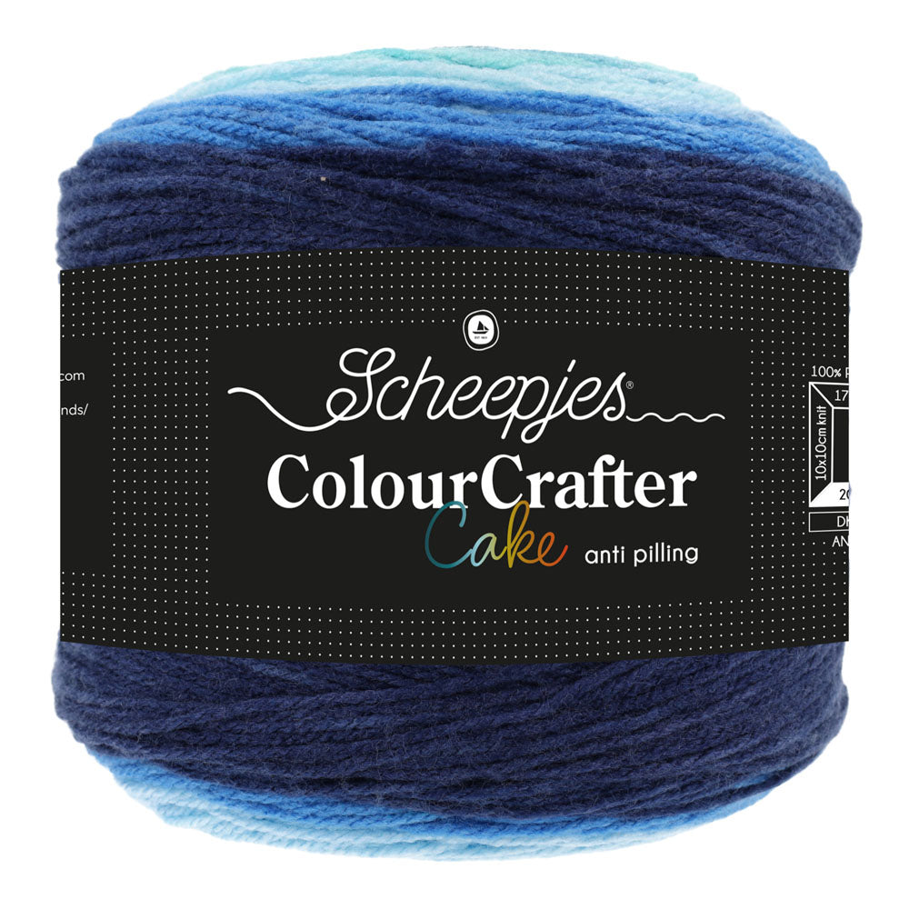 Scheepjes Colour Crafter Cake 704 Coastal Living - garencake met wikkel