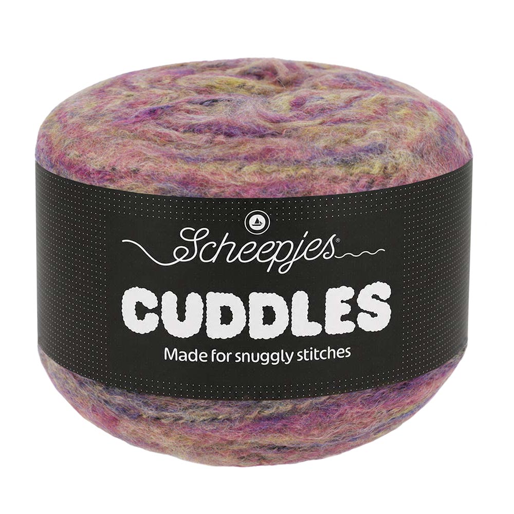 Scheepjes Cuddles 702 Warm in bed - garencake met etiket