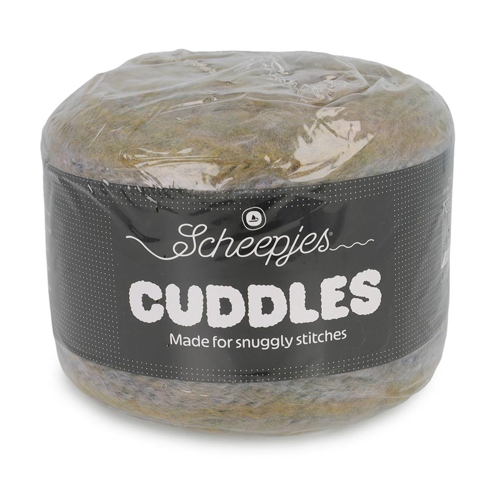 Scheepjes Cuddles 703 Café blanket - garencake en kleurverloop vanuit een andere hoek