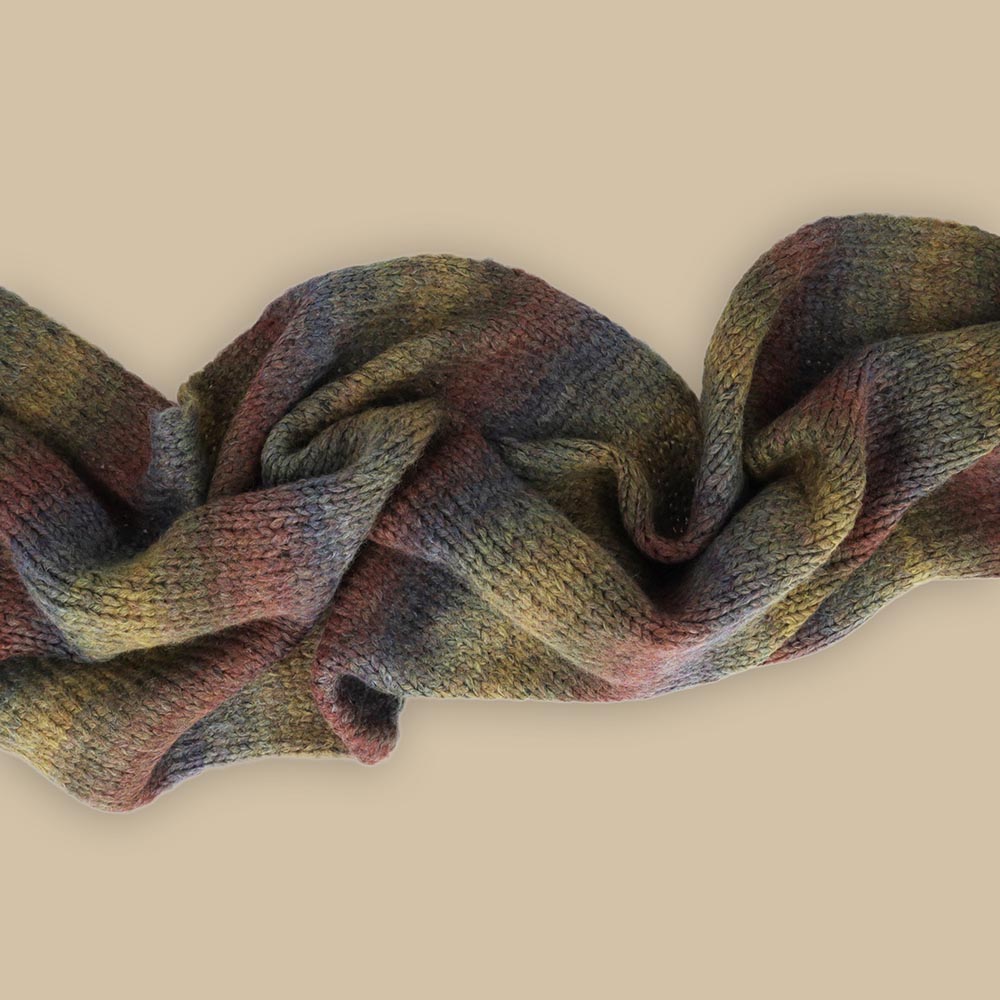 Scheepjes Cuddles 709 Omas Heirloom - voorbeeld van het kleurverloop in een handwerkproject