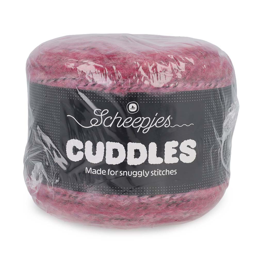 Scheepjes Cuddles 710 Summer love - garencake en kleurverloop vanuit een andere hoek