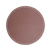 Go Handmade PU Leren Bodem Ø 30 cm Lavender