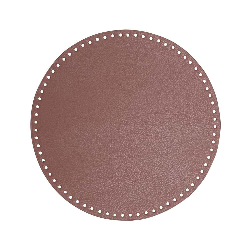 Go Handmade PU Leren Bodem Ø 30 cm Lavender