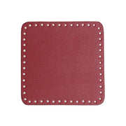 Go Handmade PU Leren Bodem 18x18cm Raspberry
