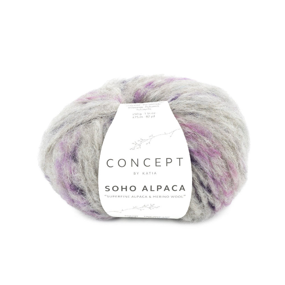 Katia Soho Alpaca 302 Beige Meerkleurig