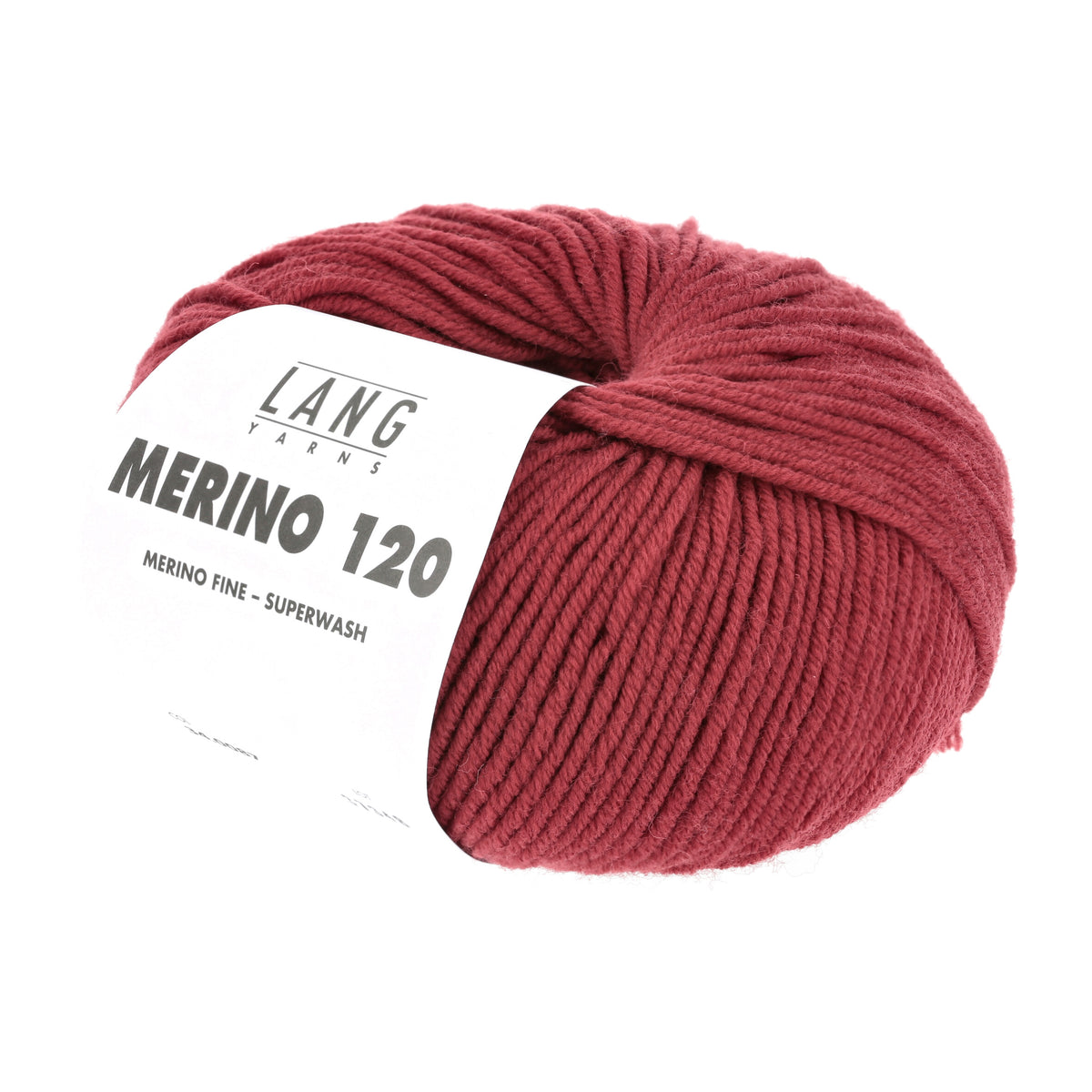 Lang Yarns Merino 120 0087 Chianti - bol garen - schuin van voren