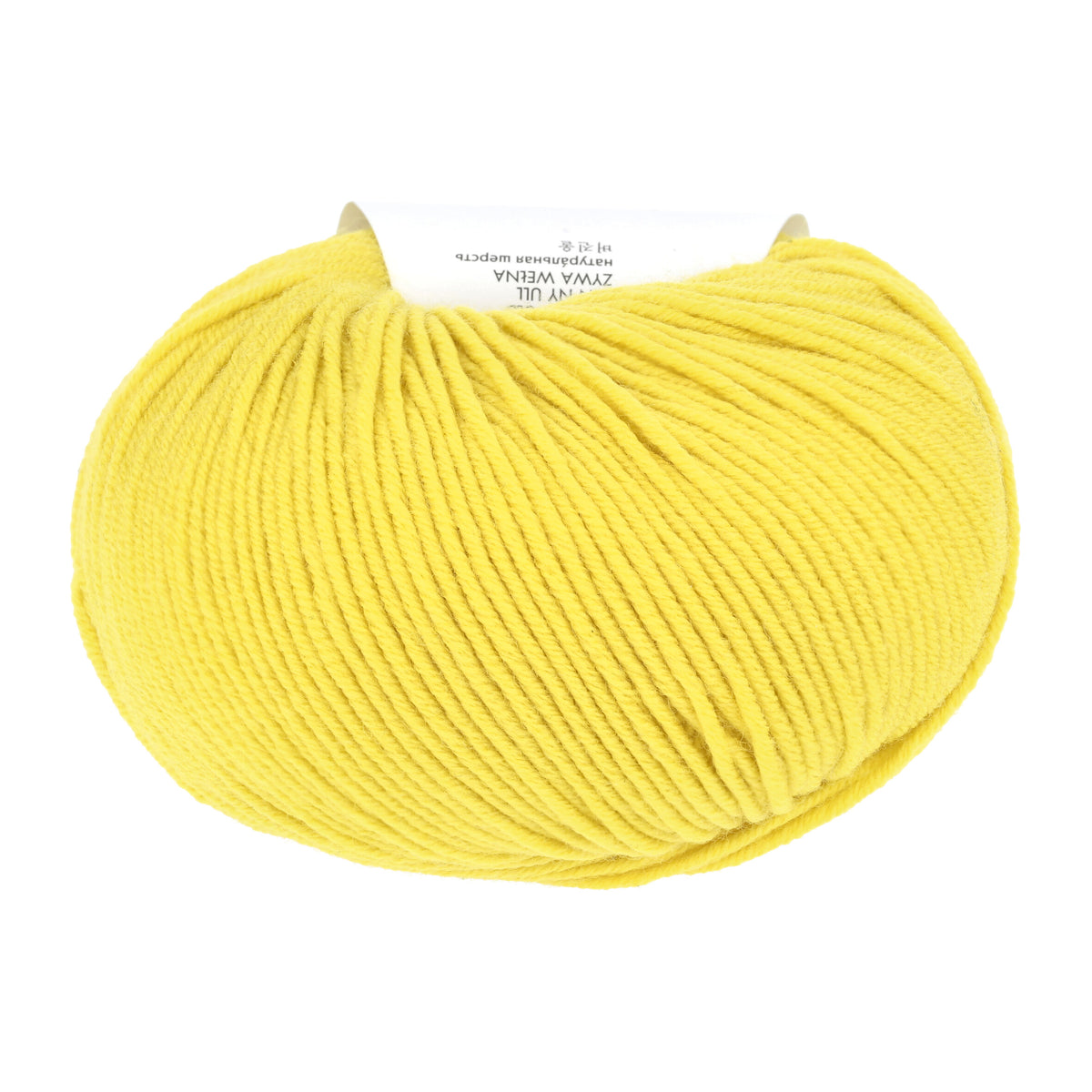 Lang Yarns Merino 120 0214 Geel - bol garen - achterzijde