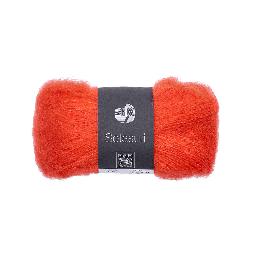 Lana Grossa Setasuri 023 Kreeft - bol zacht kantgaren van alpaca en zijde in de afgebeelde kleur