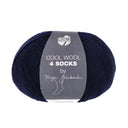 Lana Grossa Cool Wool 4 Socks Uni 7705 Nachtblauw