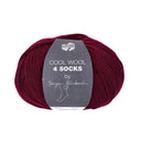 Lana Grossa Cool Wool 4 Socks Uni 7716 Bordeaux
