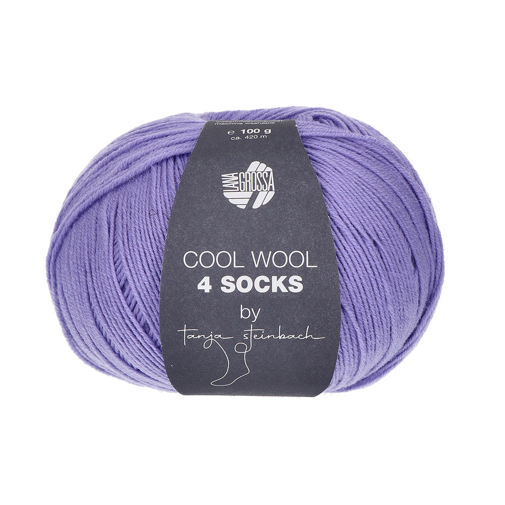 Lana Grossa Cool Wool 4 Socks Uni 7724