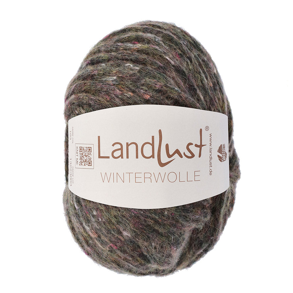Lana Grossa Landlust Winterwolle 103 moss green mottled