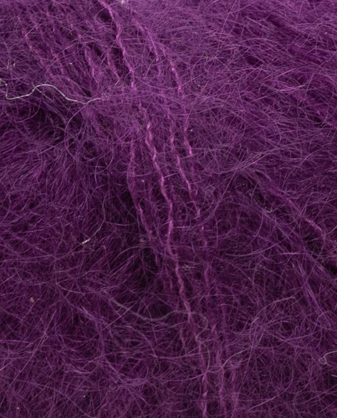 Phil Mohair Soie 1064 Vijg - detail van de draadstructuur
