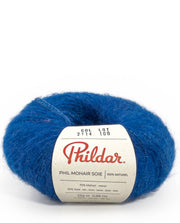 Phil Mohair Soie 2114 Diepblauw - bol mohair en zijde garen in Diepblauw