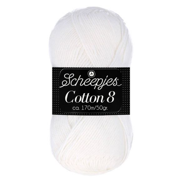 Scheepjes Cotton 8 502 White