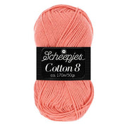Scheepjes Cotton 8 650 Pink/Orange