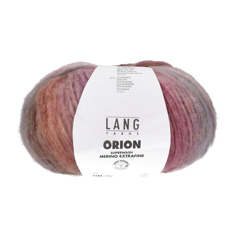 Lang Yarns Orion 004 Olijf/Lila/Bruin