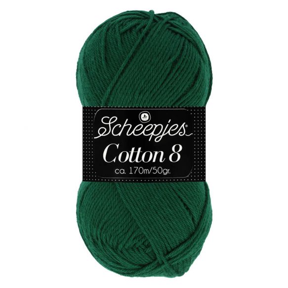 Scheepjes Cotton 8 713 Dark Green