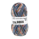 Lang Yarns Super Soxx Color 4-Fach 567 Blauw/Oranje 1153 Passievrucht