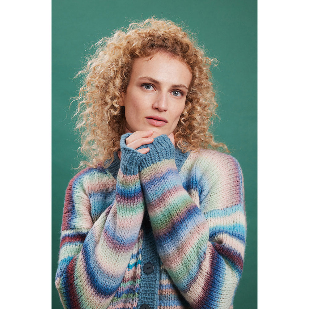 Lang Yarns Promise 0037 Omber Cardigan multicolor
