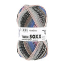 Lang Yarns Twin Soxx 4-Fach 587 Blauw/Violet/Marine 1156 Relaxed