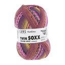 Lang Yarns Twin Soxx 4-Fach 588 Roze/Oranje/Geel/Zalm 1156 Optimistic