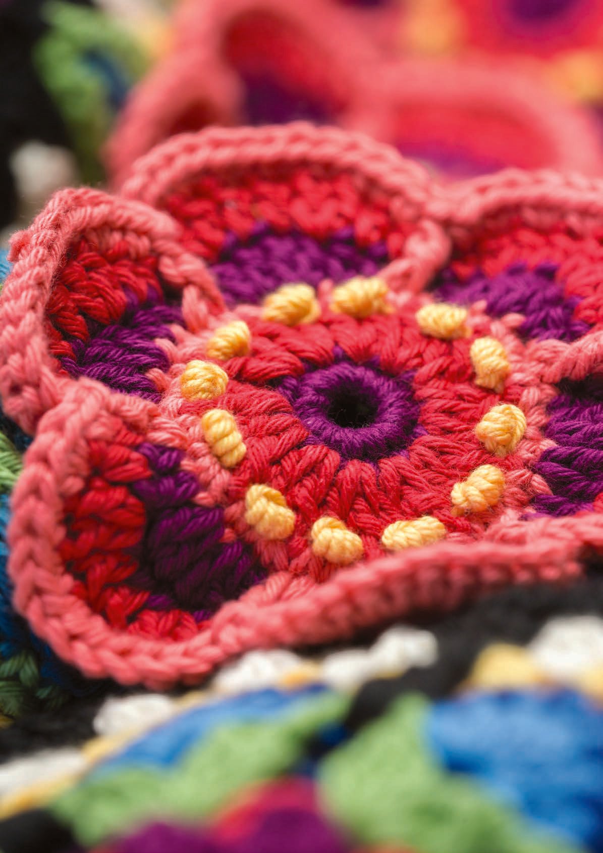Stylecraft Frida's Flowers CAL Original Special DK Garenpakket closeup bloem