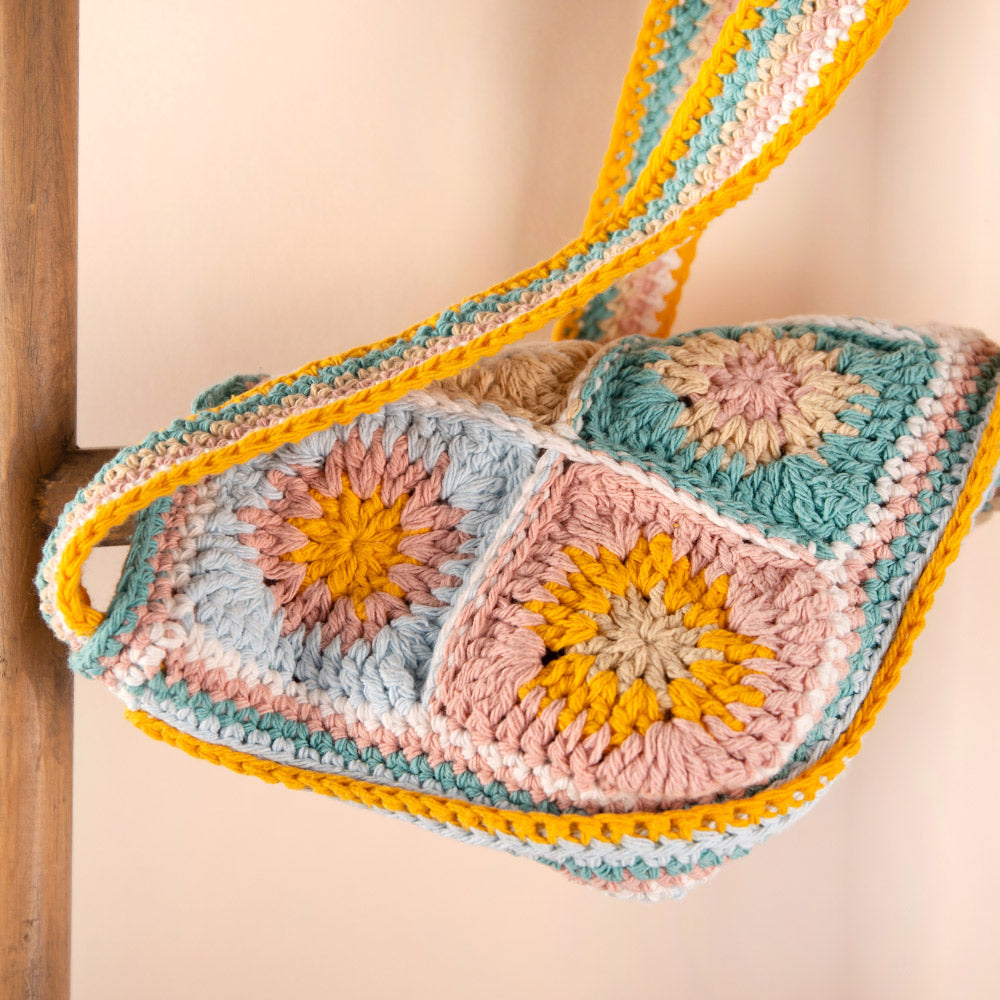 Haakpakket Hippe Granny Square Tas