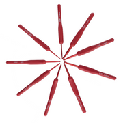 Wolplein Haaknaaldenset Red met 9 ergonomische haaknaalden van 2.00 tot 6.00 mm