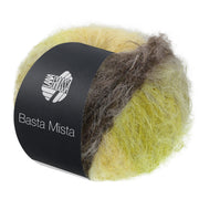 Lana Grossa Basta Mista 117 Grijsbruin/Taupe/Geel/Lichtgeel/Lichtolijf - bol garen in Grijsbruin/Taupe/Geel/Lichtgeel/Lichtolijf