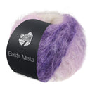 Lana Grossa Basta Mista 125 Donker-/Grijsviolet/Violet/Lila/Wit