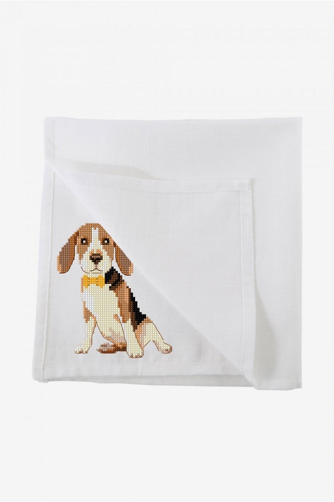 Beagle — gemaakt met Borduurpatroon Hondje Beagle (2)