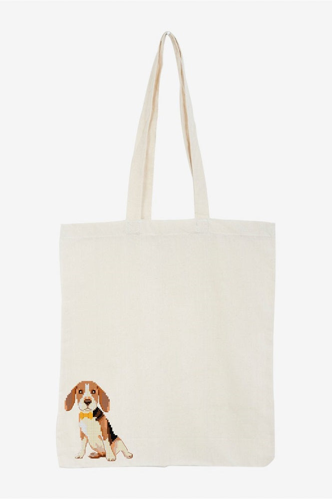 Beagle — gemaakt met Borduurpatroon Hondje Beagle