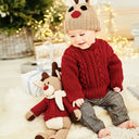 Breipatroon Stylecraft Bellissima DK No. 9869 Rendier, muts en trui (Digital)