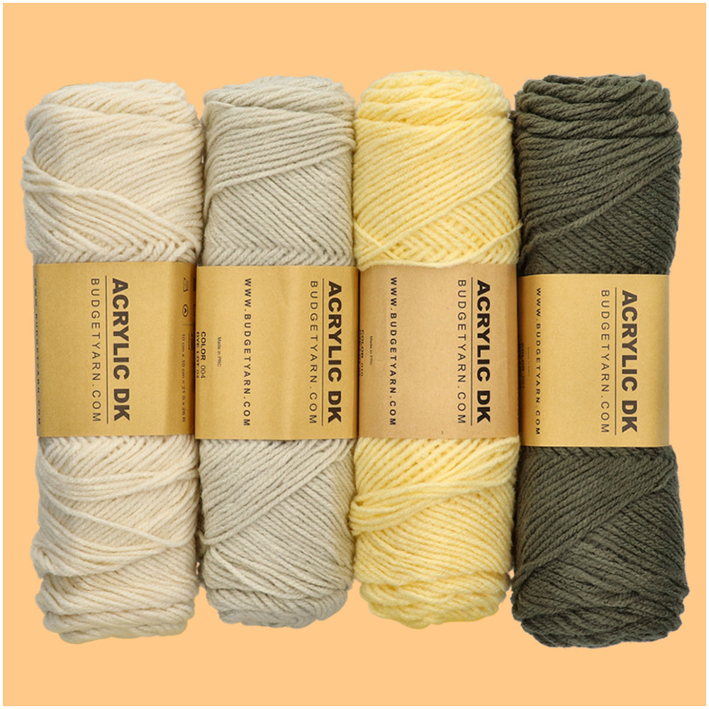 Budgetyarn Acrylic DK 004 Birch (4)