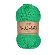Drops Flora Uni Colour 27 Papegaai Groen